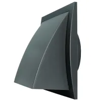 Вентиляционная решетка Europlast ND12FVA Пластик / Антрацит