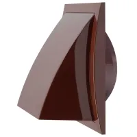 Вентиляционная решетка Europlast ND10FVB Пластик / Коричневый