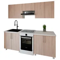 Bucătărie Smartex K1 PAL melaminat / Light Oak