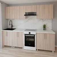 Bucătărie Smartex K1 PAL melaminat / Light Oak photo 2