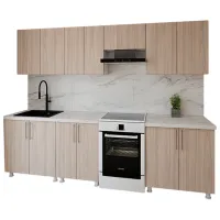 Bucătărie Smartex K1 PAL melaminat / Light Oak