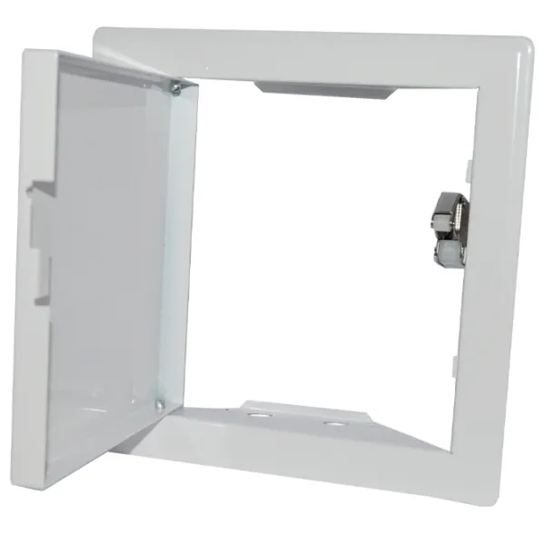 Ușiță de vizitare Europlast Click Metal / White photo 2