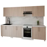 Bucătărie Smartex K1 PAL melaminat / Light Oak