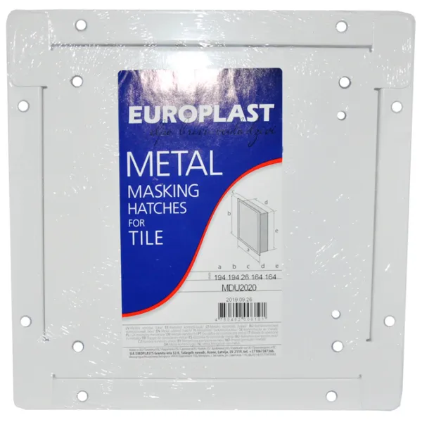 Ușiță de vizitare Europlast MDU2020 Metal / Grey photo 1