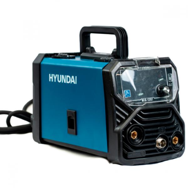 Aparat de sudat Hyundai MIG-120T 230 V cu electrod (MMA), semiautomat (MIG/MAG) / Blue photo 4
