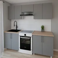 Bucătărie Smartex K1 PAL melaminat / Gray photo 2