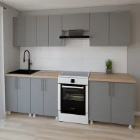 Bucătărie Smartex K1 PAL melaminat / Gray photo 2