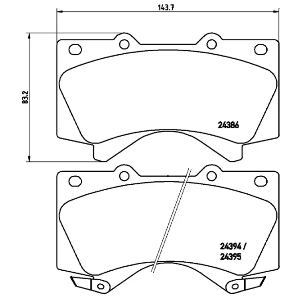 Plăcuțe de frână Brembo 00-01270669 Față / Disk  photo 2 Plăcuțe de frână Brembo 00-01270669 Față / Disk  photo 2