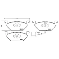Тормозные колодки Aplus 71134AAP Передние / Дисковые photo 2