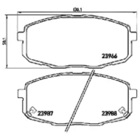 Тормозные колодки Aplus 71160AAP Передние / Дисковые photo 2