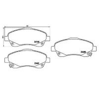 Тормозные колодки Aplus 71243AAP Передние / Дисковые photo 2