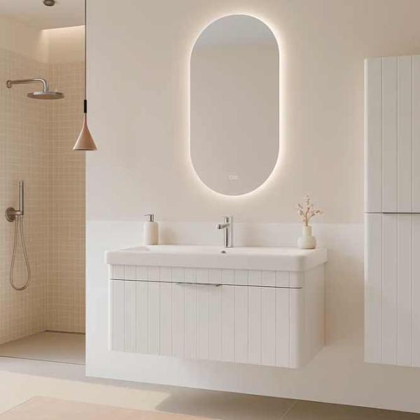 Seturi mobilă de baie Orka Procida 80 MDF / White photo 2 Seturi mobilă de baie Orka Procida 80 MDF / White photo 2