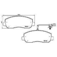 Тормозные колодки Aplus 71190AAP Передние / Дисковые photo 2
