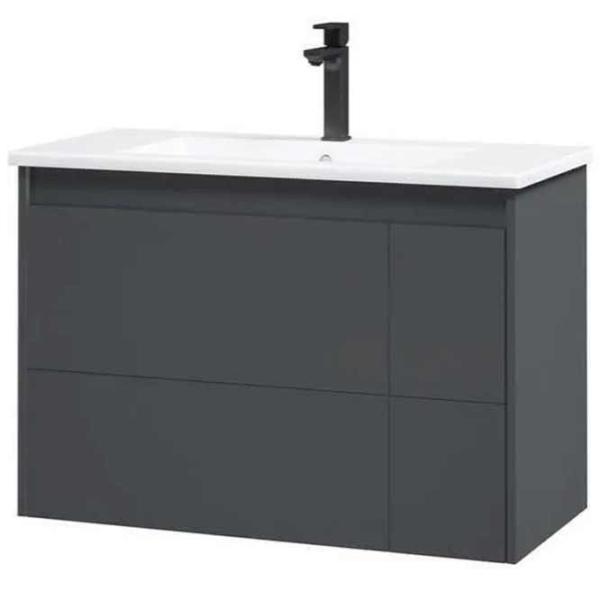 Seturi mobilă de baie Orka Likya 80 MDF / Antracit photo 1