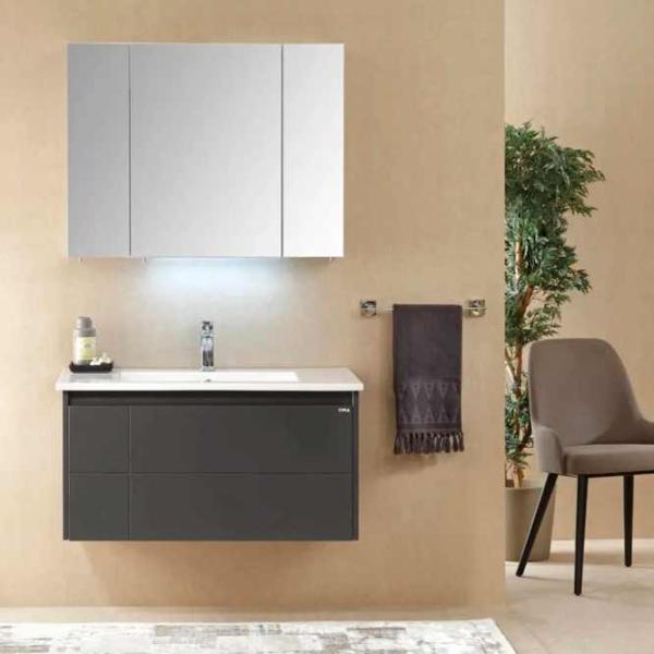 Seturi mobilă de baie Orka Likya 80 MDF / Antracit photo 3