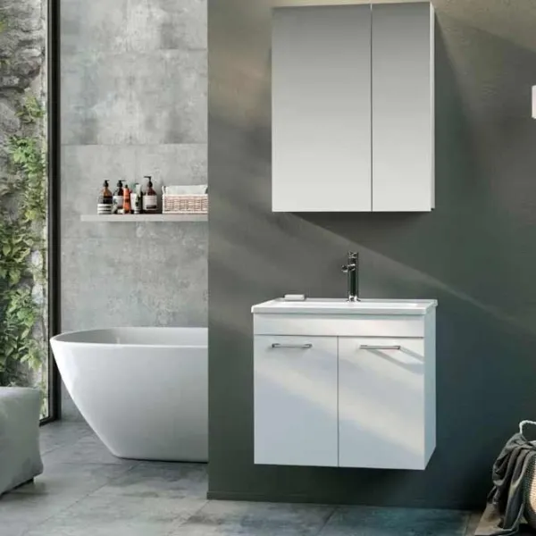 Seturi mobilă de baie Orka Bafa 60 MDF / White photo 1 Seturi mobilă de baie Orka Bafa 60 MDF / White photo 1