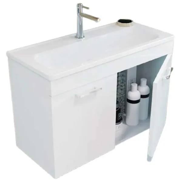 Seturi mobilă de baie Orka Bafa 80 MDF / White photo 1 Seturi mobilă de baie Orka Bafa 80 MDF / White photo 1