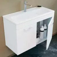 Seturi mobilă de baie Orka Bafa 80 MDF / White photo 3