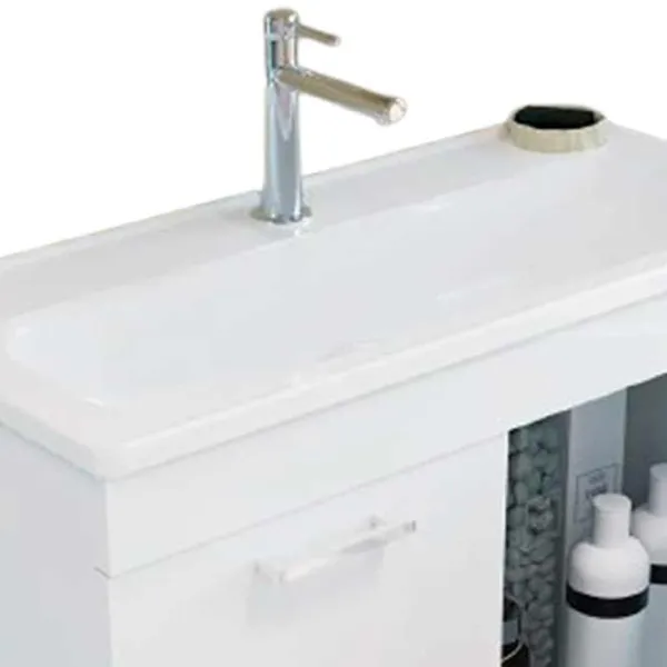 Seturi mobilă de baie Orka Bafa 80 MDF / White photo 4 Seturi mobilă de baie Orka Bafa 80 MDF / White photo 4