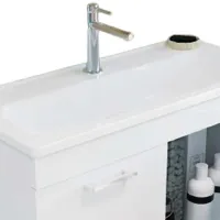 Seturi mobilă de baie Orka Bafa 80 MDF / White photo 4