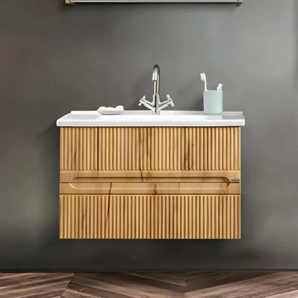 Seturi mobilă de baie Orka Duo 80 MDF / Brown photo 2 Seturi mobilă de baie Orka Duo 80 MDF / Brown photo 2