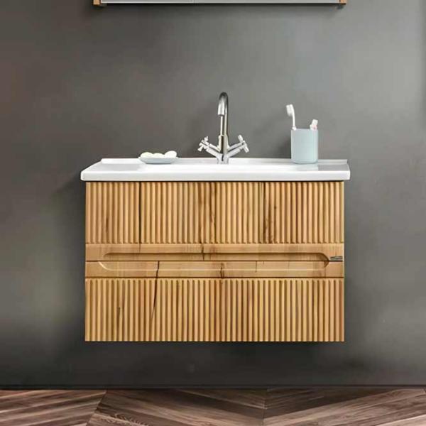 Seturi mobilă de baie Orka Duo 80 MDF / Brown photo 2 Seturi mobilă de baie Orka Duo 80 MDF / Brown photo 2