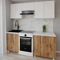 Bucătărie Smartex K1 PAL melaminat / Dark Oak photo 2