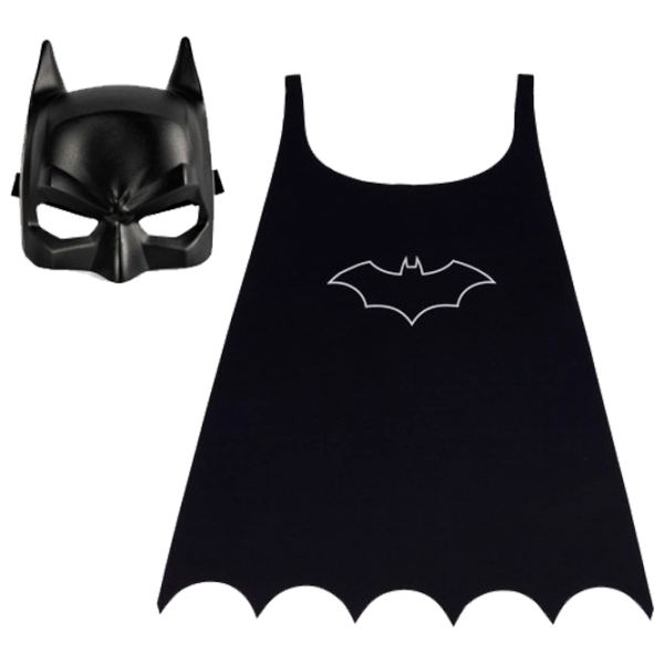 Set de creație Spin Master Batman Cape & Mask Set 6067380 4+ / White Black photo 1 Set de creație Spin Master Batman Cape & Mask Set 6067380 4+ / White Black photo 1