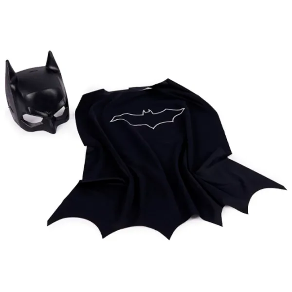 Set de creație Spin Master Batman Cape & Mask Set 6067380 4+ / White Black photo 2 Set de creație Spin Master Batman Cape & Mask Set 6067380 4+ / White Black photo 2