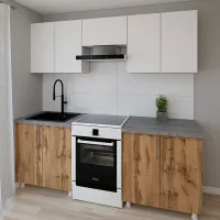 Bucătărie Smartex K1 PAL melaminat / Dark Oak photo 2
