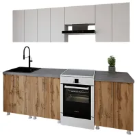 Bucătărie Smartex K1 PAL melaminat / Dark Oak