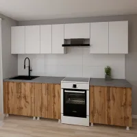 Bucătărie Smartex K1 PAL melaminat / Dark Oak photo 2