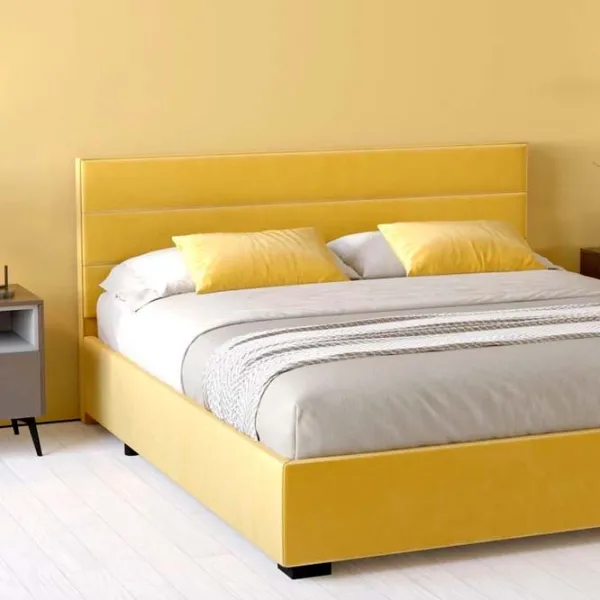 Кровать My-Style my-Amy 200 x 200 см / Фанера / Желтый photo 5