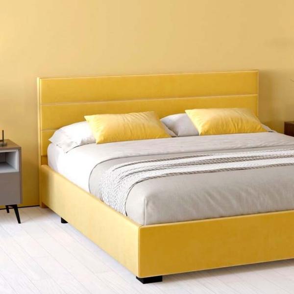 Кровать My-Style my-Amy 200 x 200 см / Фанера / Желтый photo 5