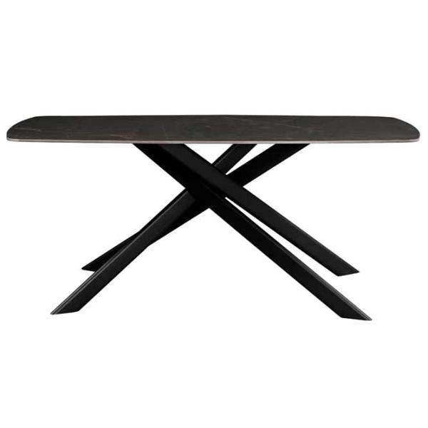 Masă de bucătărie fixă DecoPrim Lunaria PAL/ Black photo 2