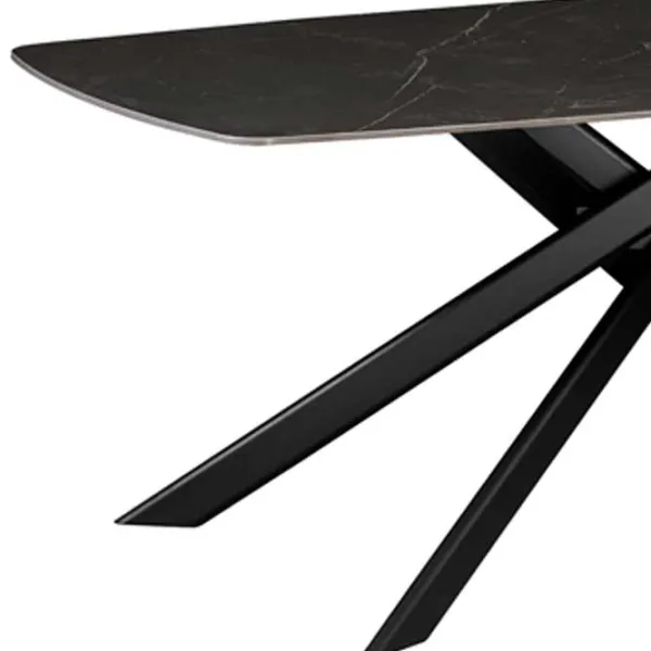 Masă de bucătărie fixă DecoPrim Lunaria PAL/ Black photo 3