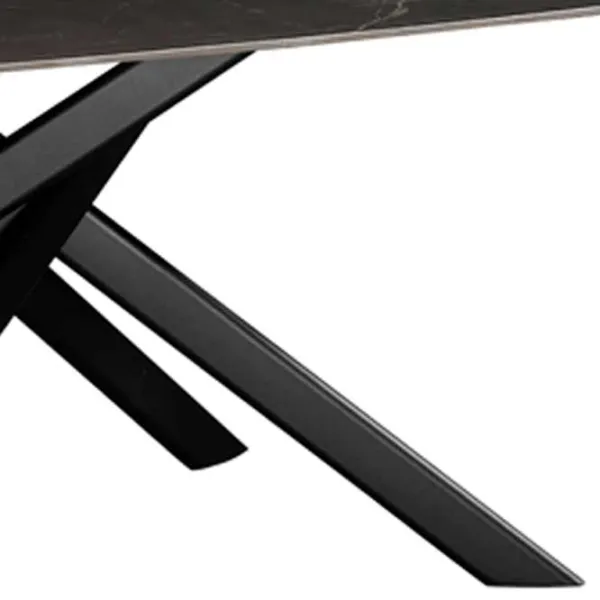 Masă de bucătărie fixă DecoPrim Lunaria PAL/ Black photo 4