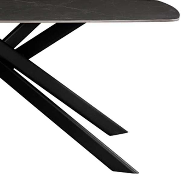 Masă de bucătărie fixă DecoPrim Lunaria PAL/ Black photo 5