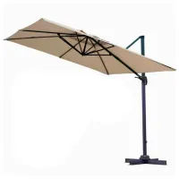 Зонт садовый Ekspand Roma Черный Коричневый