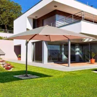Зонт садовый Ekspand Roma Черный Коричневый photo 7