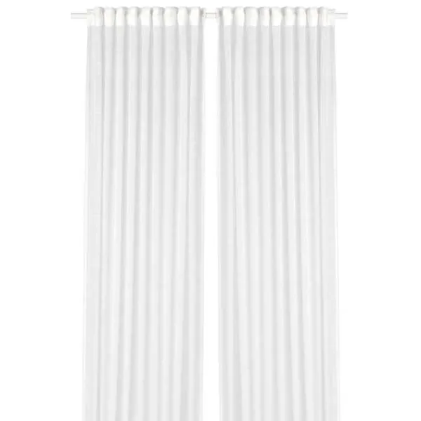 Шторы Ikea Gjertrud Белый / Полиэстер photo 1