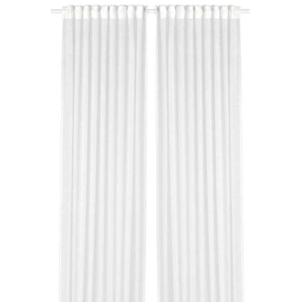 Шторы Ikea Gjertrud Белый / Полиэстер photo 1