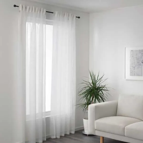 Шторы Ikea Gjertrud Белый / Полиэстер photo 5