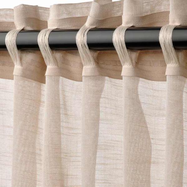 Шторы Ikea Hallebracka Бежевый / Полиэстер photo 4