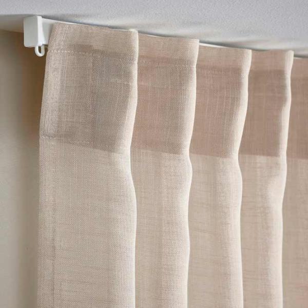 Шторы Ikea Hallebracka Бежевый / Полиэстер photo 5