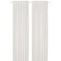 Шторы Ikea Hallebracka Белый / Полиэстер