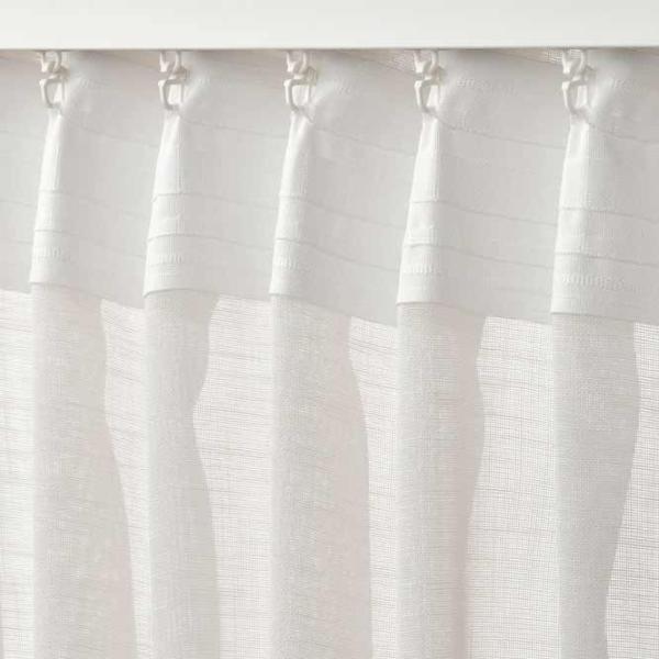 Шторы Ikea Hallebracka Белый / Полиэстер photo 2
