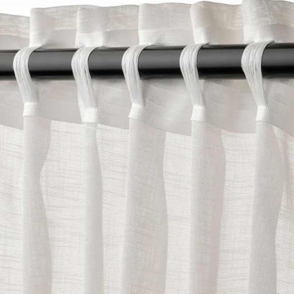 Шторы Ikea Hallebracka Белый / Полиэстер photo 5