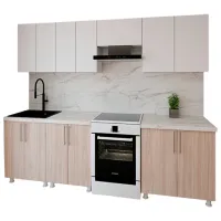 Bucătărie Smartex K1 PAL melaminat / Light Oak