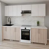 Bucătărie Smartex K1 PAL melaminat / Light Oak photo 2